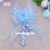 Punto de fábrica 5cm flor de hilo de nieve organza mariposa flor de mano decoración equipo de boda suministros para la disposición de la sala de bodas