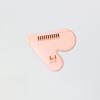 Peine para el cabello afilado en forma de corazón de doble cara, cuchillo para reparar el cabello, recortar flequillo, entresacar, peine para cortar el cabello de niños, recortadora de autoservicio
