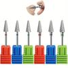 Nova Ponta de Moagem em Forma de Guarda-chuva Manicure Aço Tungstênio Remoção de Unhas Pré-processamento Ponta de Moagem Esfoliante e Polidora Ferramenta de Remoção de Unhas
