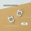 Celebridad de Internet Serie Chica Miaojiang Accesorios para Uñas Estilo Zirconia Estrella y Luna Perla Lujo Estilo Palacio Decoraciones para Uñas Venta al por Mayor