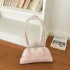 Bolsa de mão única e estilosa 2026, bolsa de ombro simples com bolinhas para o dia a dia, bolsa de ombro versátil e da moda estilo ins