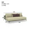 Juego de Sofá de Ratán para Exteriores Modelo de Casa de Villa en Patio Silla de Ratán para Balcón Muebles Impermeables de Jardín de Diseño para Exteriores
