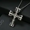Colar de metal com pingente masculino estilo Harajuku hip-hop retrô moderno europeu e americano para homens e mulheres Amazon transfronteiriço