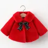Chaqueta Acolchada de Algodón para Niñas, Abrigo, Ropa de Algodón, Chaqueta Acolchada Infantil, Ropa de Otoño e Invierno para Bebés, Piel Sintética, Esponjoso