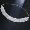Colar de strass de várias fileiras moda europeia e americana personalidade boêmio brilhante exagerado colar joia mais vendida colar