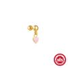 Venta Caliente Entrada Lujo Nicho Twist Ball Espiral Perforación Pendientes Plata S925 Chica Zirconia Lazo Hélice Hueso Oreja Clavo