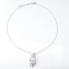 Amazon Explosiones Serie de Halloween Collar de Acero Inoxidable Garra de Calavera Colgante de Aleación Popular en Europa y América Collar con Colgante Transfronterizo