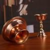 Taza de Cobre Rojo Nepalí para el Cuidado Ocho Auspiciosos Suministros Importados de Xizang Adornos de Taza Tallados a Mano Taza Naji
