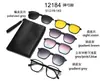 Colección de Gafas Magnéticas Kechi Tr90 de Uno a Cinco Multifuncionales Seis en Uno Gafas de Sol Polarizadas para Hombre y Mujer de Exportación Transfronteriza