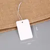 Etiqueta de Precio con Cordón Elástico en Blanco Material de Etiqueta Tarjeta Colgante Joyería Cordón para Joyería Etiqueta de Precio para Joyería