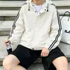 Chamarra cortavientos a rayas de moda transfronteriza, nueva colección primavera/otoño 2026, chaqueta casual versátil y de corte holgado