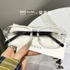 Gafas con Montura Negra Anti Luz Azul, Mismo Estilo que las Influencers Femeninas Populares en Xiaohongshu, Monturas Graduadas Unisex, Moda Transfronteriza, Estilo Coreano