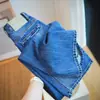 Jeans Estiloso, Confortável, Ripped Vintage Desgastado de Cintura Alta, Perna Reta Larga para Mulheres, Calça Longa Casual, Nova Chegada Outono 2026