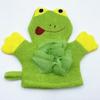 Bola de baño de flores de animales suaves y lindas para niños, sin piel, nueva caricatura con guantes de baño de doble uso con flores de baño