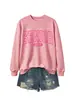 Amazon eBay tienda independiente moda casual mujer mayor 2027 otoño e invierno nuevo sudadera cuello redondo manga larga