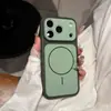Transforma-se em 17 Segundos, Adequado para Capa de Celular Apple 17 Pro Max com Janela Grande, Atração Magnética, Textura Semelhante à Pele do iPhone 16 Pro Max, Cores Contrastantes