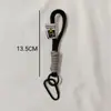 Corda de nylon colorida corda trançada mochila outdoor cordão chaveiro pingente mosquetão bolsa para celular cordão de mão pingente