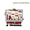 Adorno para Árbol de Navidad, Marco Personalizado Familia Feliz Hecho de Cerámica, Colgante Navideño DIY con Nombre, Lindas Decoraciones para Árbol(Material acrílico)