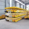 Camión Eléctrico de Plataforma Plana Alimentado por Cable, Vehículo de Transporte de Doble Carga Vinculada, Plataforma Elevadora Hidráulica, Camión con Piso Hueco