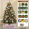 Árbol de Navidad de PE 1.68m /2.1/2.4/ 3m Paquete de Decoración Árbol Escena de Hotel Luces de Colores Lentejuelas