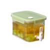 Jarra de Água Fria para Geladeira com Torneira, Resistência a Alta Temperatura, Grande Capacidade, Jarra de Água Fria para Chá de Frutas Doméstico de Verão, Conjunto de Alta Qualidade