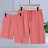 Shorts de Rizo de Algodón Puro Estilo Verano 2025 para Hombres y Mujeres, Shorts Deportivos Casuales de Cintura Alta Estilo Coreano, Talla Grande