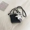 Bolso Pequeño de Cuadros con Adorno de Encaje Encanto de Estrella Bolso Cruzado Pequeño Estilo Dulce Femenino Bolso de Mano Bolso de Mujer
