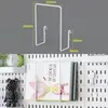 Prateleira de armazenamento modular para banheiro em painel perfurado, sem necessidade de furar, painel de armazenamento montado na parede para o banheiro, montagem livre