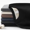 300g lã pesada seda manga longa camiseta masculina outono e inverno quente dupla face veludo camisa de fundo gola redonda roupas de outono