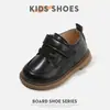Zapatos de cuero para bebé con suela blanda, zapatos individuales para niño, zapatos versátiles de estilo británico para niña, zapatos de caminar elegantes y sencillos para niño pequeño antideslizantes