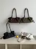 Bolsa Tote de Nylon de Gran Capacidad Estilo Coreano 2026 para Mujer, Moda de Nicho Casual con Cierre de Cordón para Hombro o Debajo del Brazo