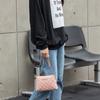 Bolsos nuevos de comercio exterior, venta al por mayor, bolso pequeño 2024, estilo coreano, bordado de diamantes a cuadros, bolso de mujer con estampado floral de bienestar vivo, bolso de hombro