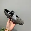 Zapatos Mary Jane Cuadrados de Lunares Retro Coreanos 2026 Nuevo Estilo Zapatos de Corte Bajo Planos Zapatos de Ballet Principios de Otoño Zapatos Franceses para Mujer