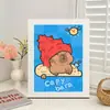 Nova Pintura de Diamante 5D de Desenho Animado Kapibala com Porta-Retrato DIY Brinquedo Educacional Infantil Presente Pintura com Adesivo de Diamante