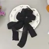 Elástico de Cabelo Scrunchie de Renda Estilo Coreano com Laço e Fita Estilo Ins, Corda de Cabelo Doce e Feminina para Rabos de Cavalo