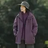 Chaqueta Tres en Uno Estilo Bai Xihe para Hombre Senderismo Camping Impermeable Casual Dos Piezas Chaqueta para Mujer Compra Grupal Estampado