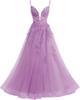 Vestido de Noche Rosa Brillante Transfronterizo Estilo Europeo y Americano Tirantes para Mujer Tirantes Espagueti Encaje Malla Largo Vestido de Noche para Banquete
