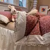 Conjunto de Quatro Peças de Gaze Franzida Ruffle Renda Francesa Retro Kapok Amigo da Pele Algodão Puro Todas as Estações Venda por Atacado de Fábrica