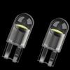 Luz de posición T10 W5W 194 168 vidrio transparente COB foco de Cabeza Redonda COB
