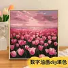 Tulipa Pintura a Óleo Digital DIY Colorir à Mão Alívio do Estresse Paisagem Pintura Decorativa Fabricante Em Estoque Atacado