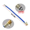 Bico Inflador de Pneu de Carro Conector Manômetro de Pressão do Ar Mangueira Acessórios da Pistola de Pressão Mangueira de Inflação de Pneu Cabeça de Inflação Tubo de Extensão da Pistola de Pressão do Pneu