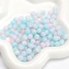 Venta Caliente Transfronteriza Vidrio Color Sólido Palomitas Doble Cuentas Cuentas Hecho a Mano DIY Pulsera Collar Accesorios Joyería de Cuentas