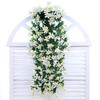 Ratán de Flor Simulada, Cesta Colgante de Pared de Flor Artificial, Decoración de Boda para Techo Interior Fabricante Produce Lirio Violeta Simulado