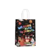 Bolsa de Regalo Nueva Temporada Escolar Bolsa de Compras de Papelería para Estudiantes Bolsa de Papel Kraft Bolsa de Papel para Regalo de Fiesta de Regreso a la Escuela Bolso de Mano