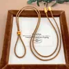 Cuerda Trenzada, Cuerda Estilo Joyería de Alta Gama, Cordón para Collar de Joyería Premium, Compatible con Cordón para Colgar Colgantes Chapados en Oro, Universal