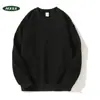 Nuevo Modelo 2026 Sudadera de Felpa Zorro Plateado Pesado 400g, Forrada de Felpa y Engrosada, Cuello Redondo, Unisex, Corte Holgado, Hombro Caído, para Otoño e Invierno