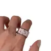 Anillo de Gatito Lindo Dulce Adorable con Pedrería Personalidad Única Estilo Nicho Apilable Ajustable Dibujos Animados Anillo para Mujer