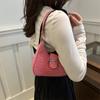 Bolso de mano de alta gama con lazo para mujer, nuevo bolso bandolera con cadena de primavera 2024, mini bolso de hombro tipo bandolera.