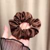 2024 Nuevo Color Sólido Simple Ins Estilo Francés Cuerda para el Cabello Colorectal Cuerda para el Cabello Casera para Mujer Cuerda para el Cabello Retro de Corea del Sur