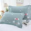 Toalla de almohada de algodón de gasa gruesa para adultos, resistente a la suciedad, cómoda y transpirable, para estudiantes, venta al por mayor